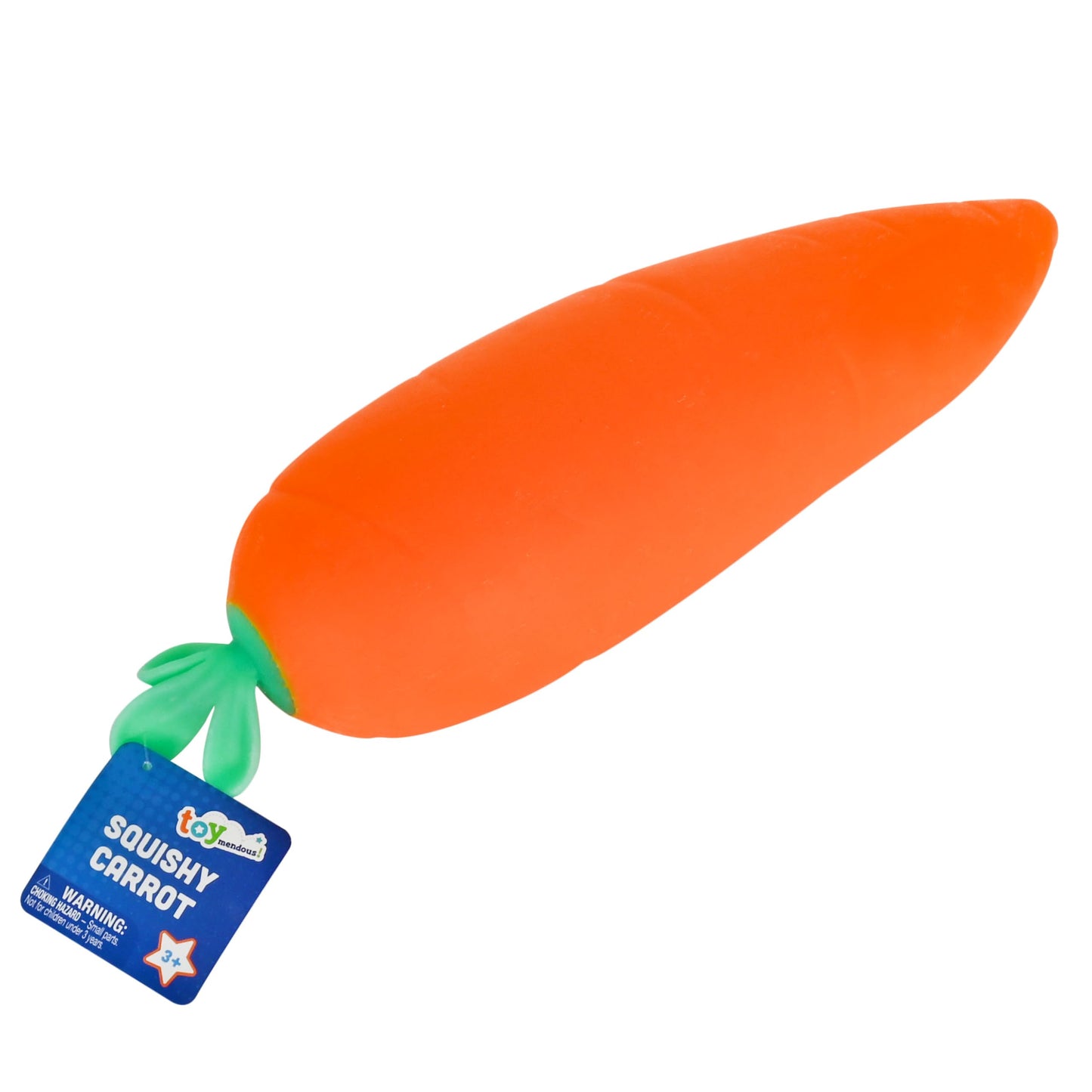 Toymendous Squishy Carrot – Jumbo 11.5-Inch Fidget Toy | Giant Stress Relief | Sunny Days Entertainment