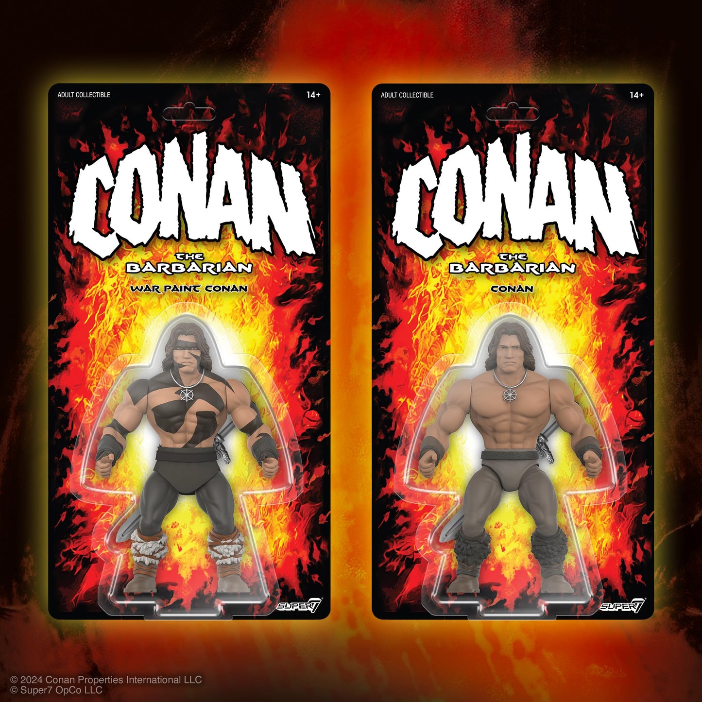 Super7 Conan The Barbarian Vintage Figure Wave 02 – War Paint Conan Action Figure