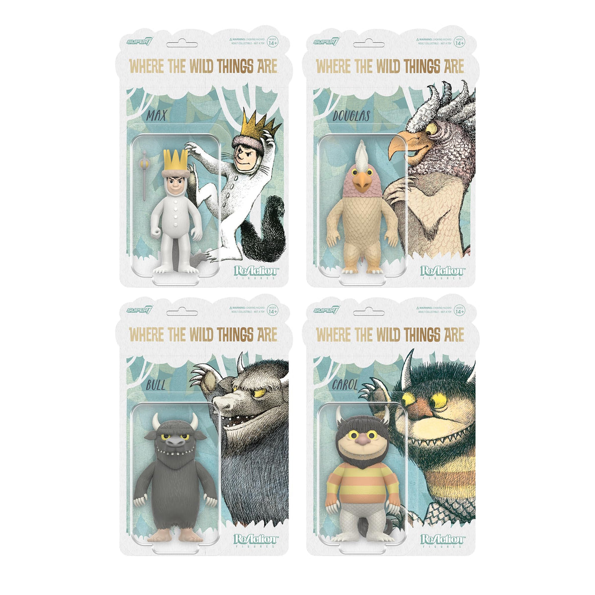 Super7 Where The Wild Things Are Douglas ReAction Figure – 3.75-Inch Collectible