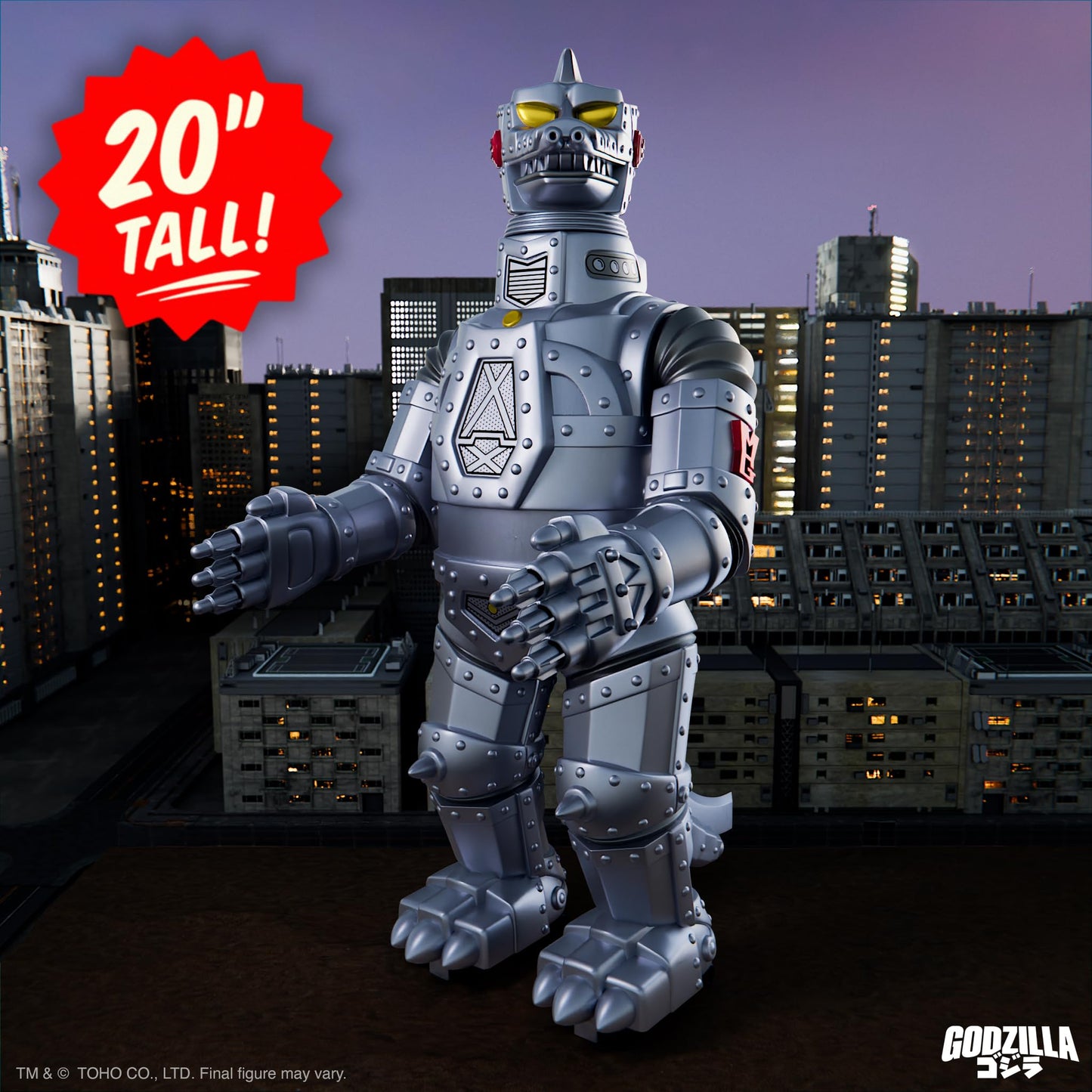 Super7 Toho Super Shogun Mechagodzilla (Metallic) – 20-inch Toho Godzilla Action Figure