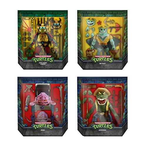 Super7 ULTIMATES! Ray Fillet TMNT Action Figure – 7-Inch with Accessories
