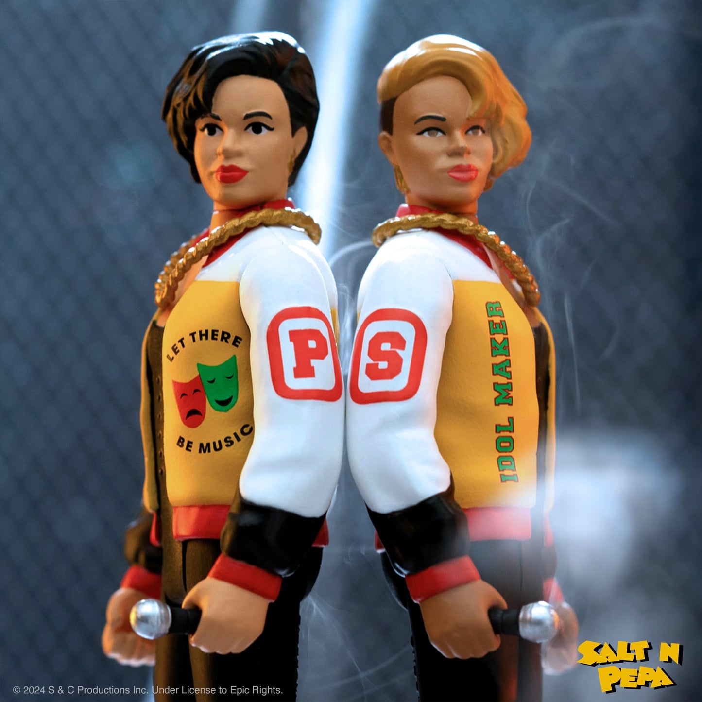 Super7 Salt-N-Pepa 2-Pack ReAction Figures – 3.75-Inch Hip Hop Collectibles