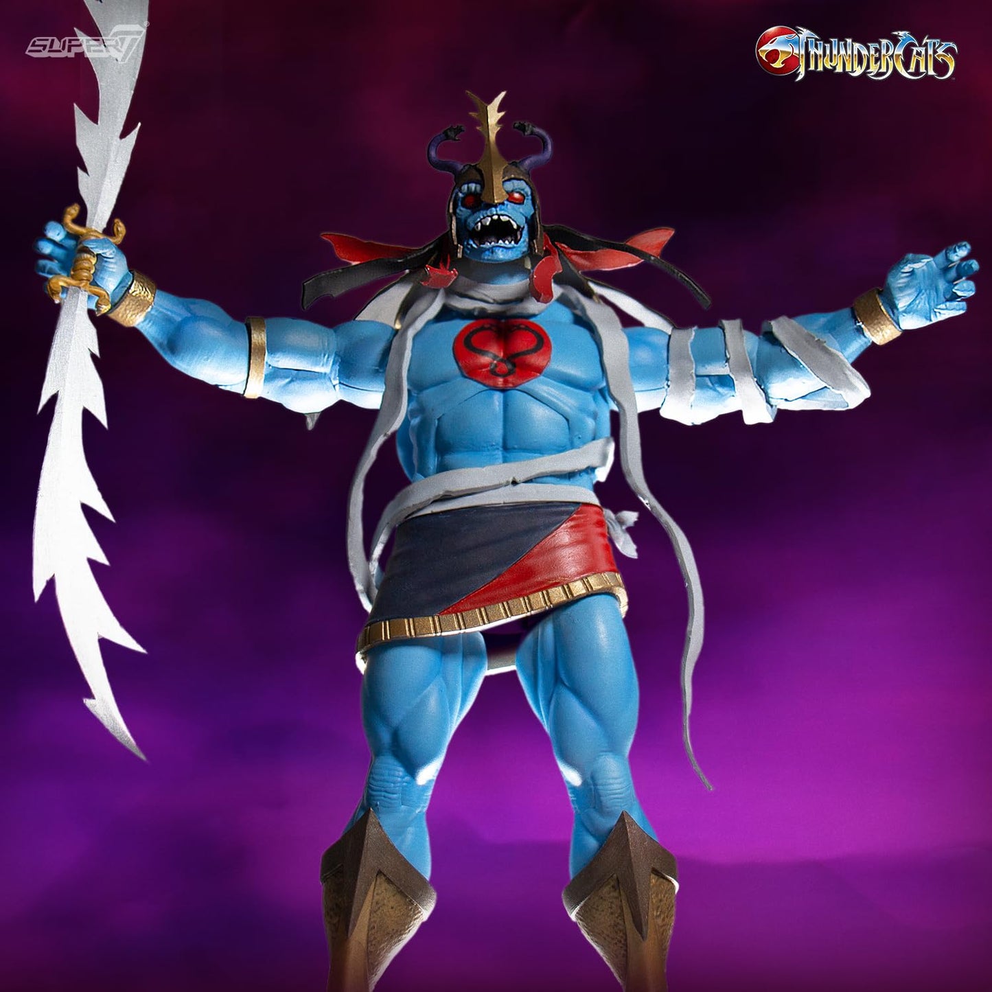 Super7 ULTIMATES! Mumm-Ra The Ever-Living & Ma-Mutt – 8\" Thundercats Action Figure with Accessories