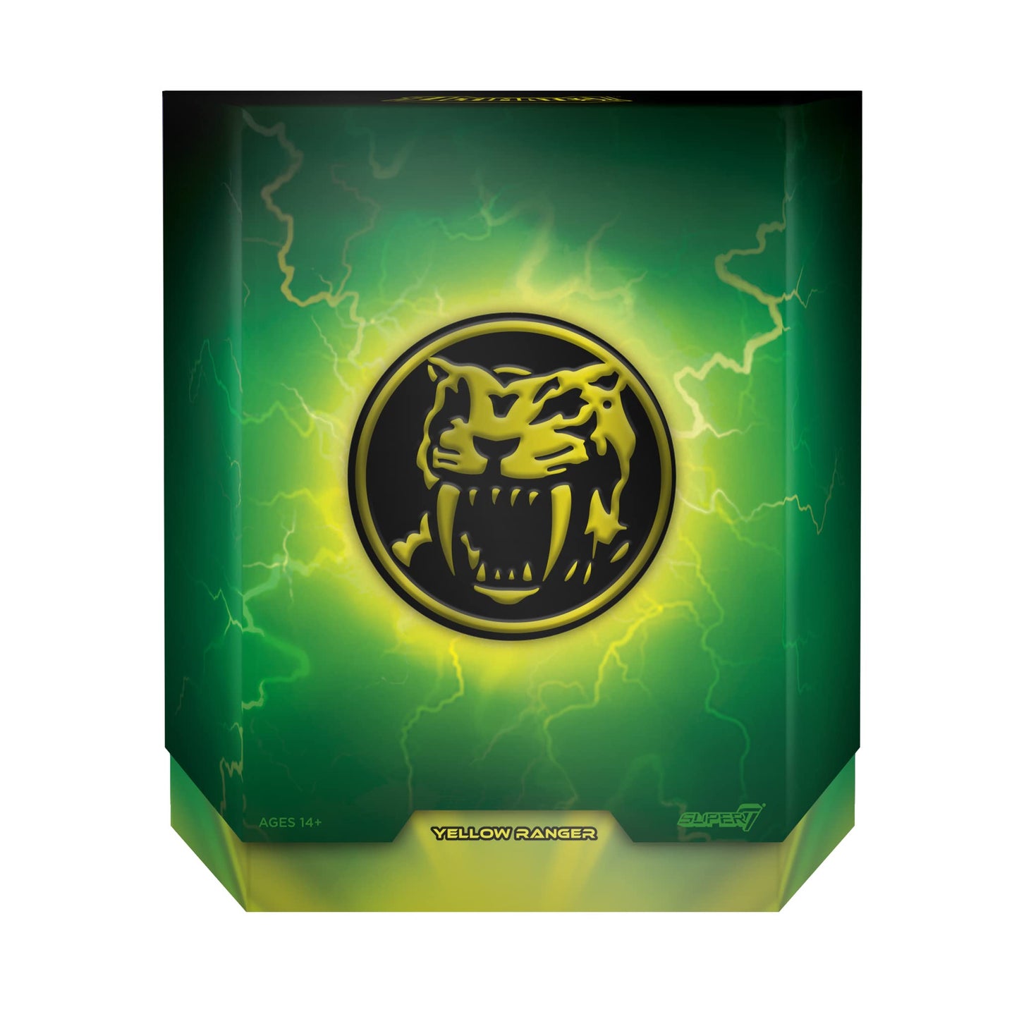 Super7 ULTIMATES! Mighty Morphin Power Rangers Yellow Ranger 7-inch Action Figure with Accessories