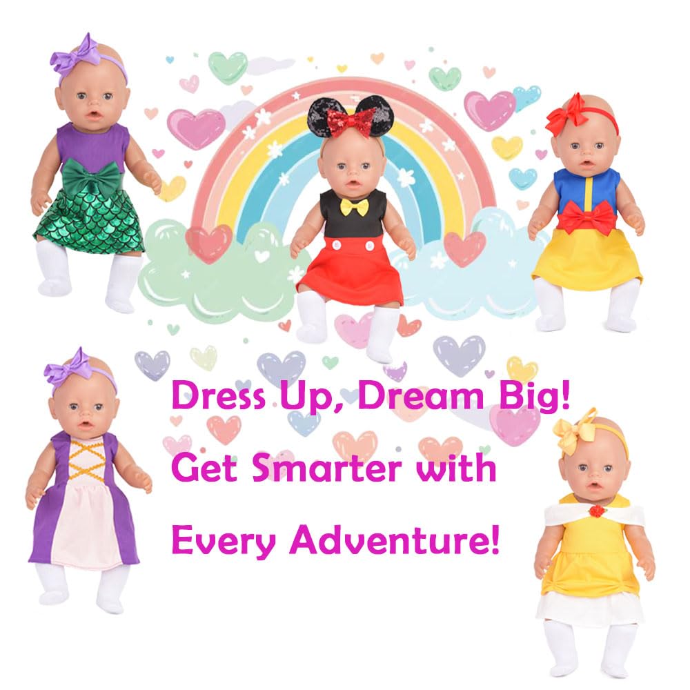 Sweet Dolly 10-Piece Doll Clothes Set for 15–18 Inch Dolls