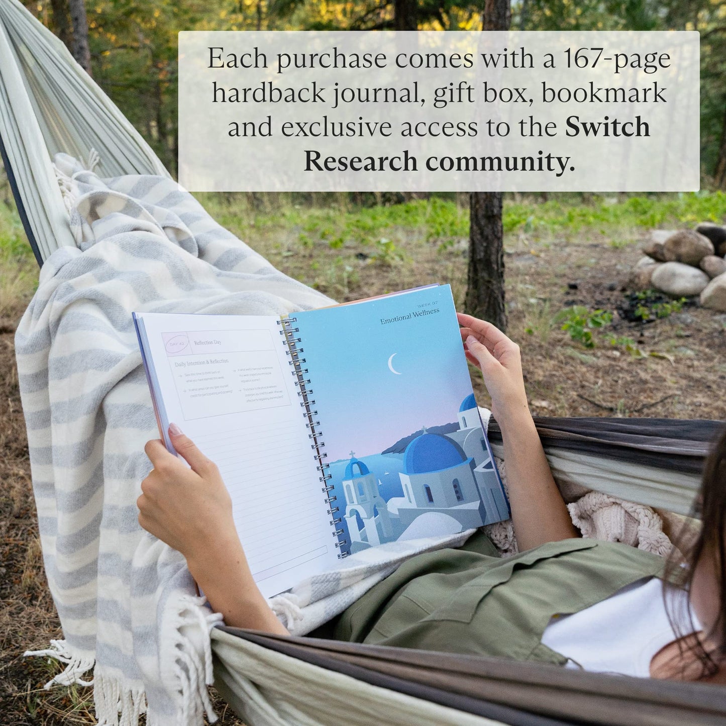 Switch Research Emotions Journal – Self-Care Journal for Women (A4)