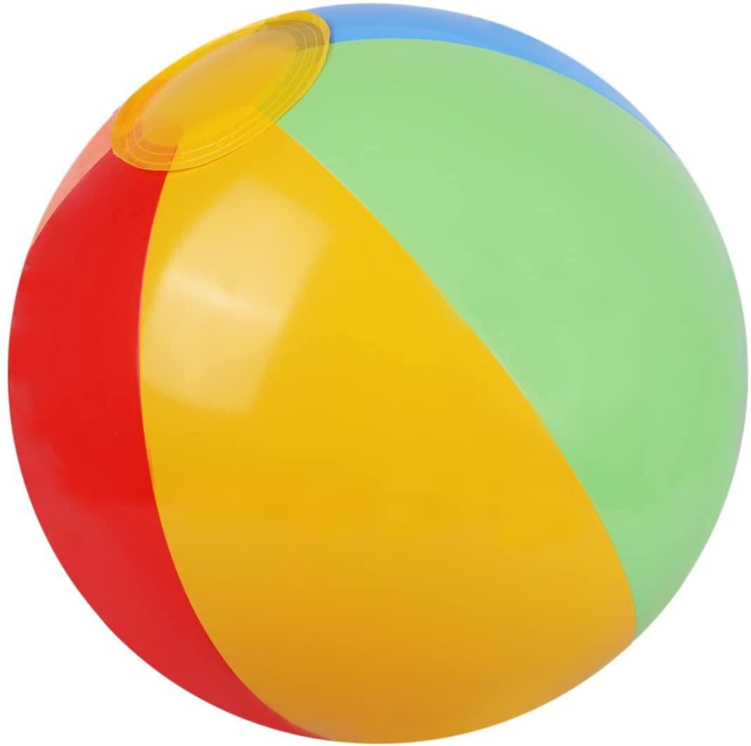 SYZ 12-Inch Beach Balls Bulk (12 Pack) – Inflatable Pool Toys for Kids Parties & Summer Fun
