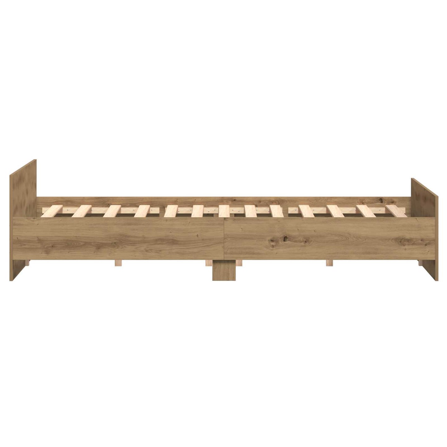 Modern Wooden Emperor Size 2m Bed Frame Base With Headboard & Footboard