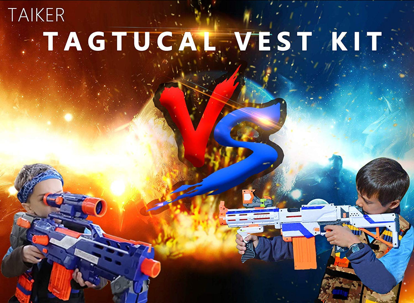 Taiker 2-Pack Nerf Vest Kit for N-Strike Elite Battles