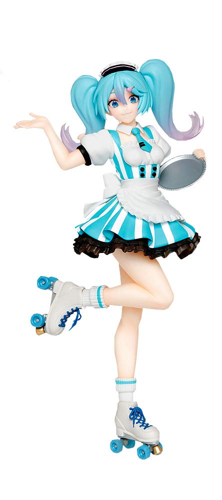 Taito Hatsune Miku Cafe Maid Version Figure – 7-Inch Collectible