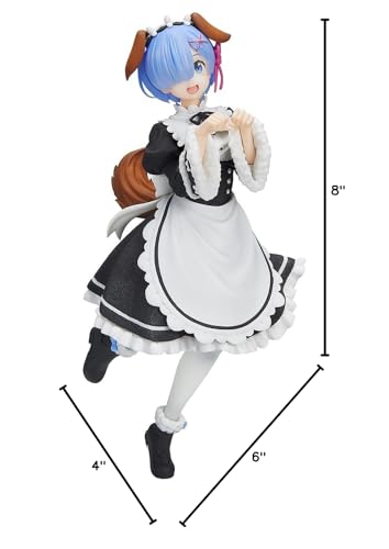 Re:Zero Coreful Figure Rem Memory Snow Dog Ver Prize Figure by Taito | Official Licensed