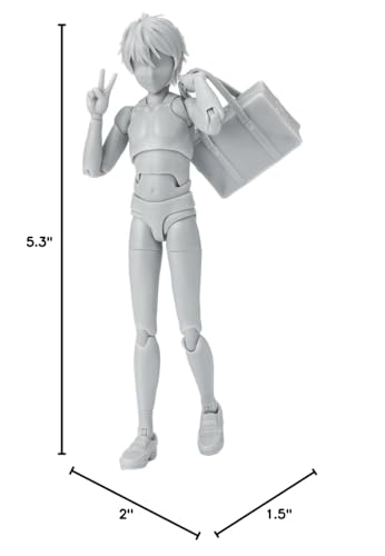 Tamashii Nations Body-Kun - School Life Edition DX Set (Gray) | S.H.Figuarts Figure