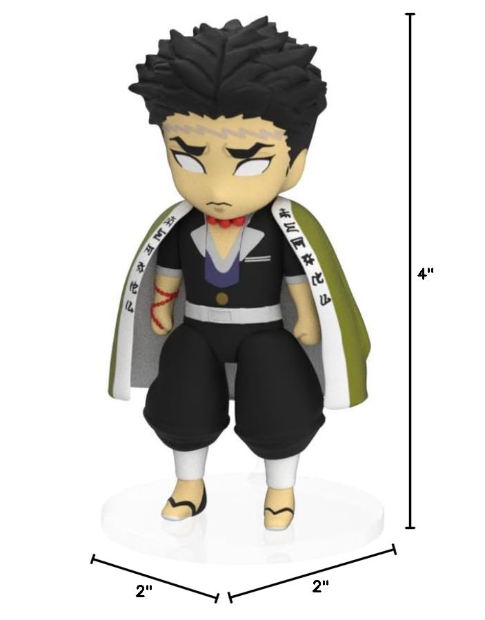 TAMASHII NATIONS Demon Slayer Gyomei Himejima Figuarts Mini – Collectible Palm-Size Figure