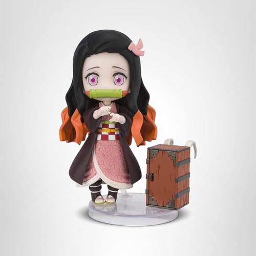 TAMASHII NATIONS Demon Slayer Kamado Nezuko Figuarts Mini Figure | Collectible Bandai Spirits