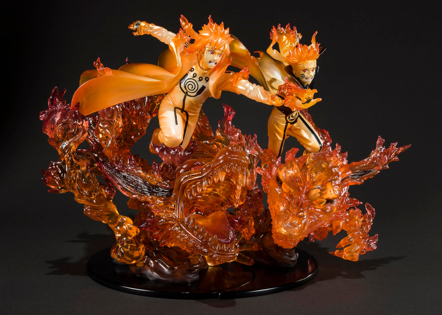 TAMASHII NATIONS Naruto Shippuden Minato Namikaze Kurama - Kizuna Relation FiguartsZERO Collectible Figure