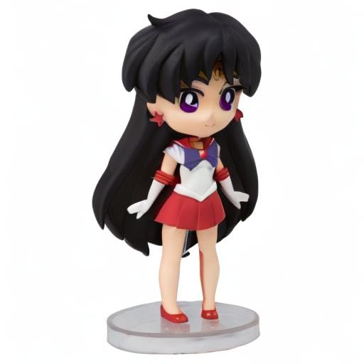 TAMASHII NATIONS Pretty Guardian Sailor Moon Sailor Mars Figuarts Mini Action Figure 3.5 Inch