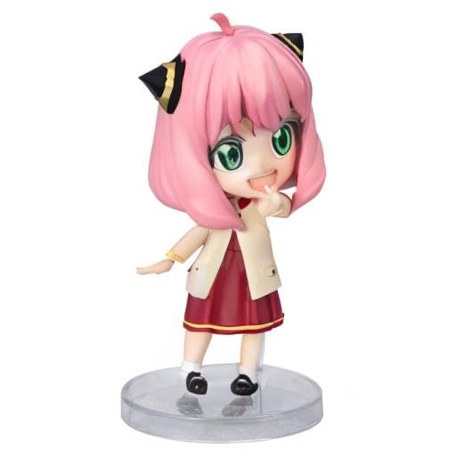 TAMASHII NATIONS Spy x Family Anya Forger Odekeke Outfit Figuarts Mini Figure – 3.1-inch Tall