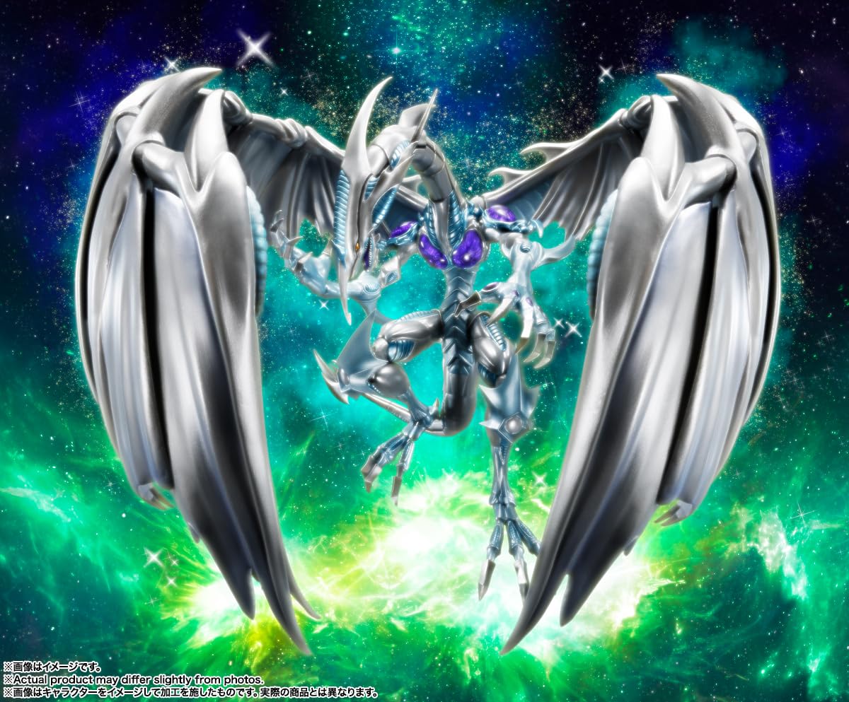 Tamashii Nations Stardust Dragon S.H.MonsterArts Figure – Yu-Gi-Oh! 5D's Official Licensed Collectible