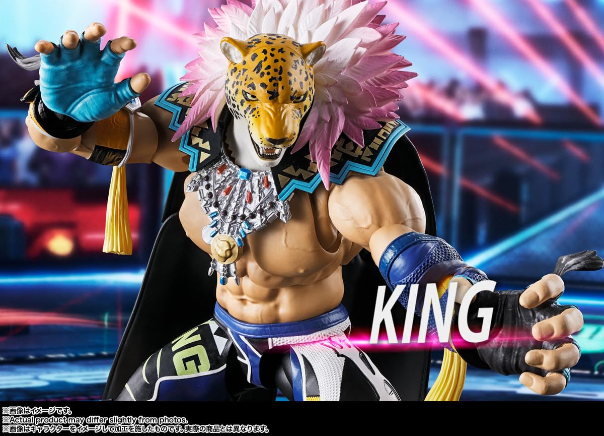 TAMASHII NATIONS Tekken 8 King S.H.Figuarts Action Figure – Official Licensed Collectible