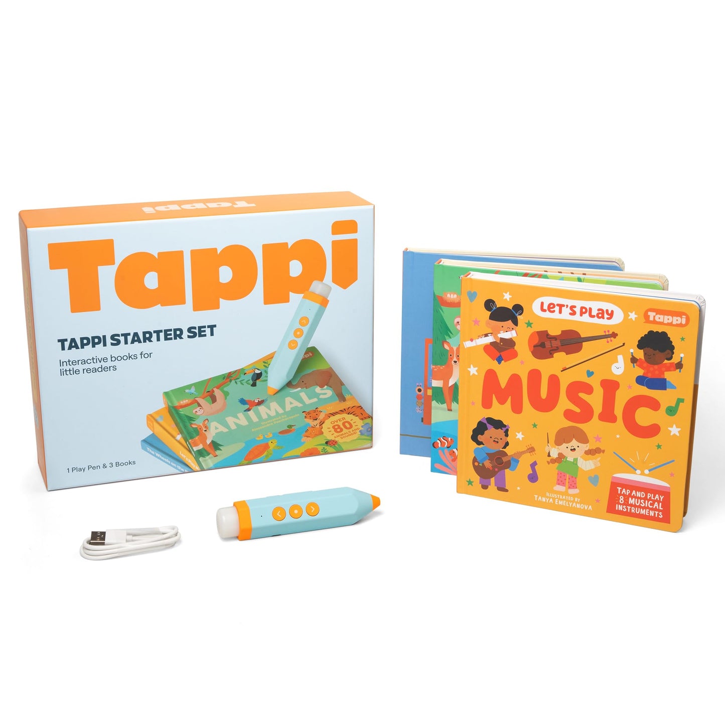 Tappi Starter Set — 1 Play Pen & 3 Interactive Books for Kids (Bundle & Save 15%)