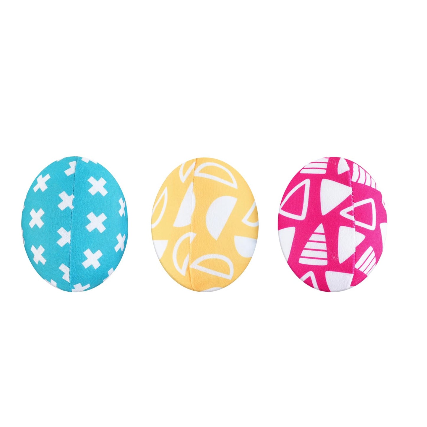 Tayerop Replacement Balls for Mamaroo Swing – 3 Plush Interactive, Reversible Toys (RockaRoo 1048 Compatible)