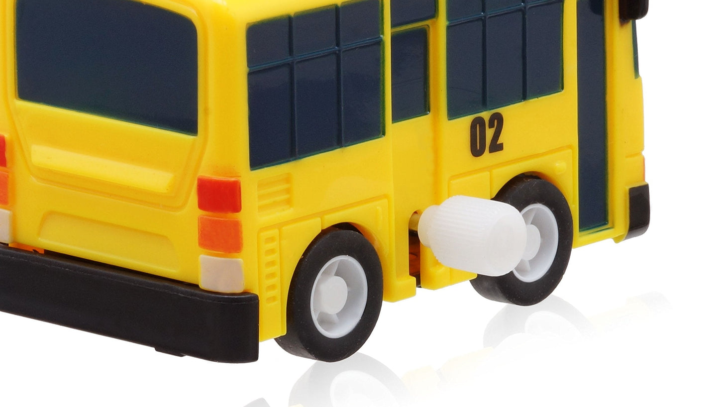 Tayo The Little Bus Wind-up Set – 5 Character Buses for Kids | Gift Idea