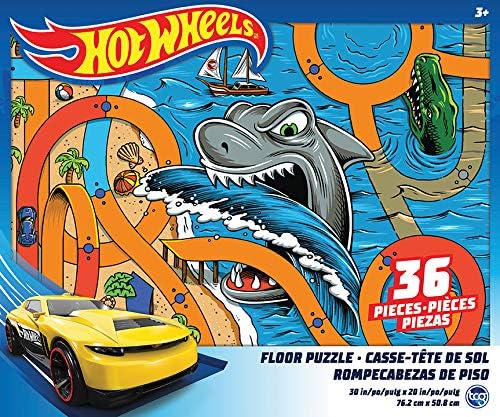 Hot Wheels Floor Puzzle for Kids – 36 Pieces | TCG Toys