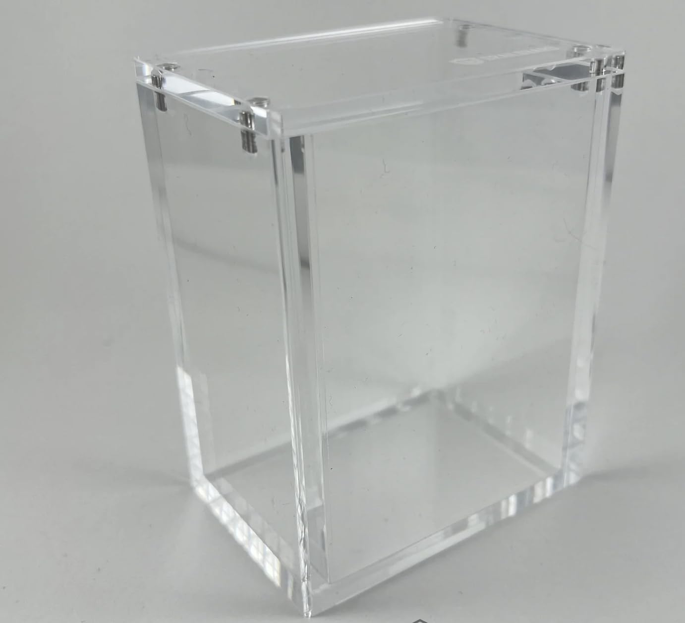 TCGHalo Booster Bundle Acrylic Case (6 Pack) – Sliding Magnetic Lid, 6mm Lucite