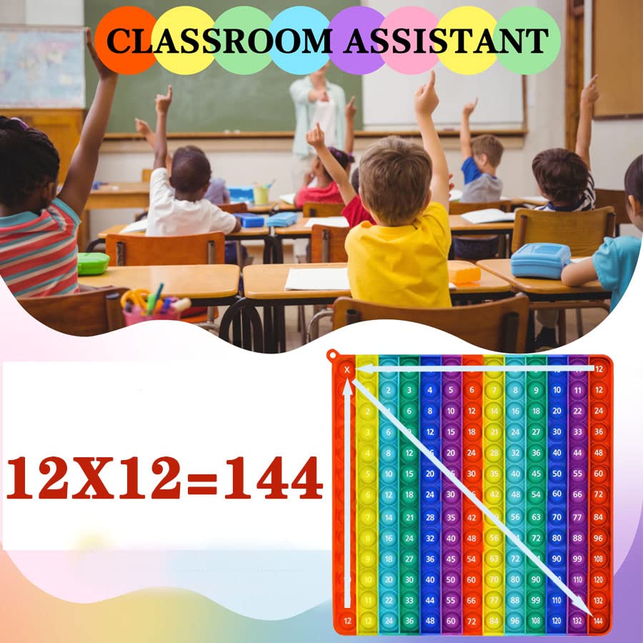 12x12 Multiplication Table Board – TDDTLA | Multiplication Game & Learning Toy