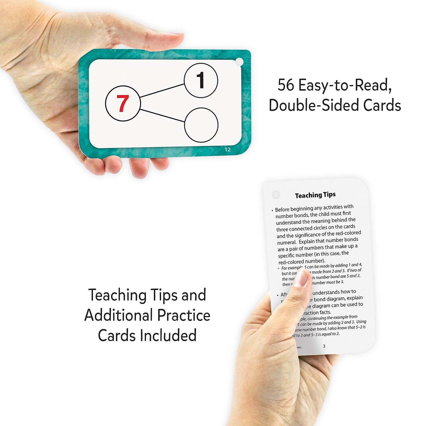 Teacher Created Resources Number Bonds Flash Cards - Addition & Subtraction (EP62054)