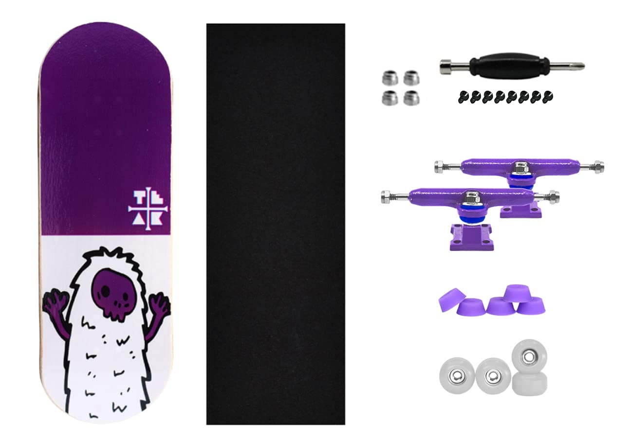 Teak Tuning Purple Yeti 32mm Pro Fingerboard Complete - Fully Assembled