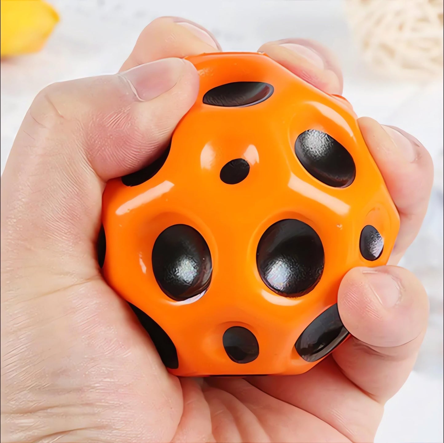 Tendry Moon Ball – Extreme High-Bounce Moon-Shaped Ball (2 Pack)
