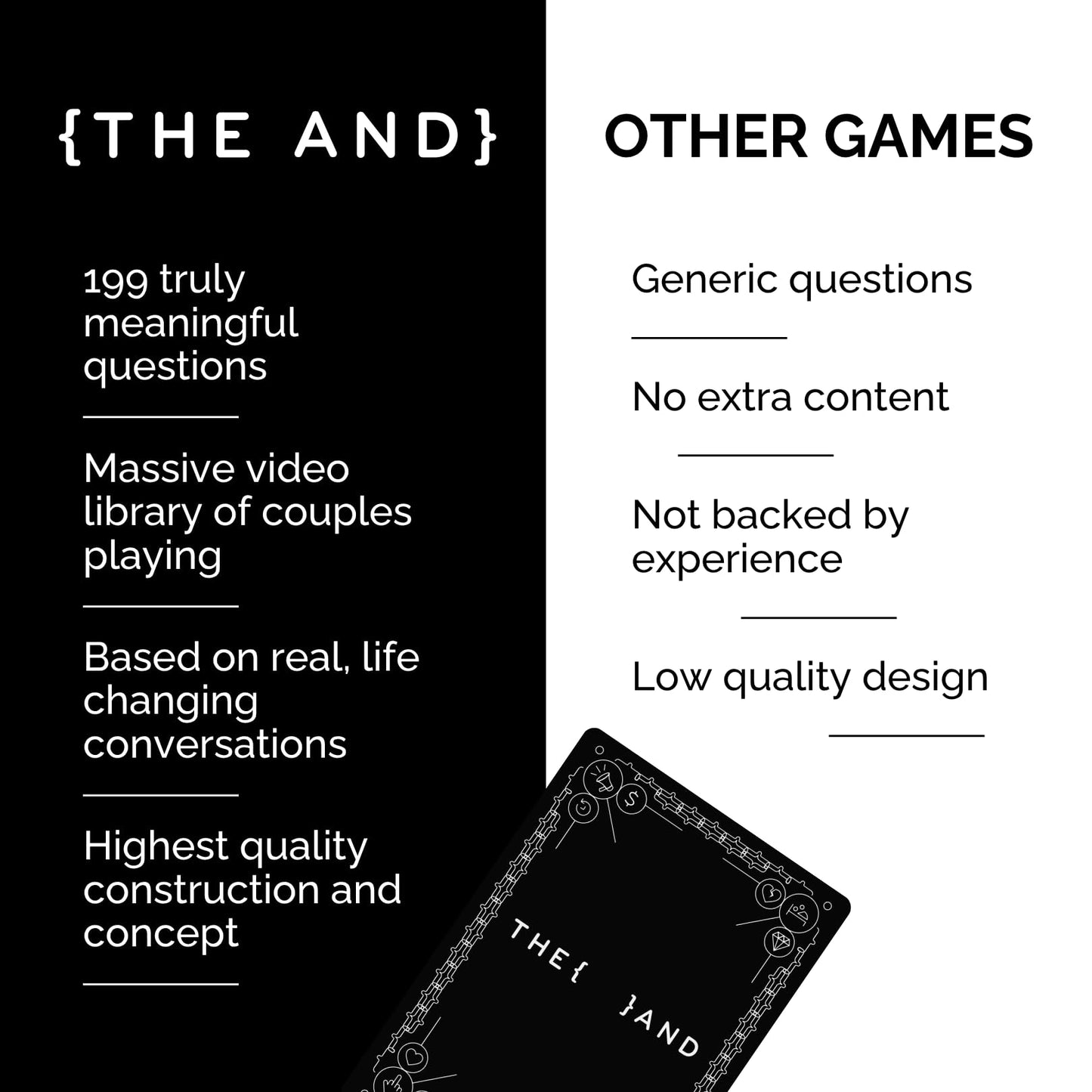 THE AND Couples Edition: 199 Meaningful Conversation Cards for Couples