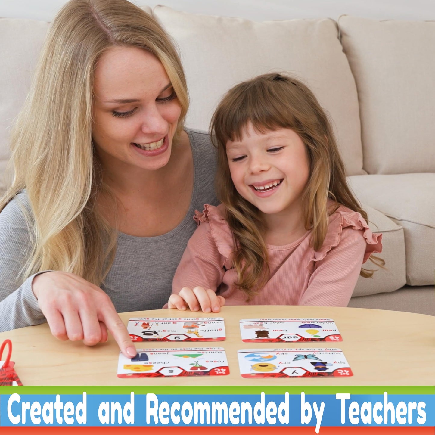 THE BAMBINO TREE Phonics Flash Cards – Learn to Read in 20 Stages (Ages 4-8)