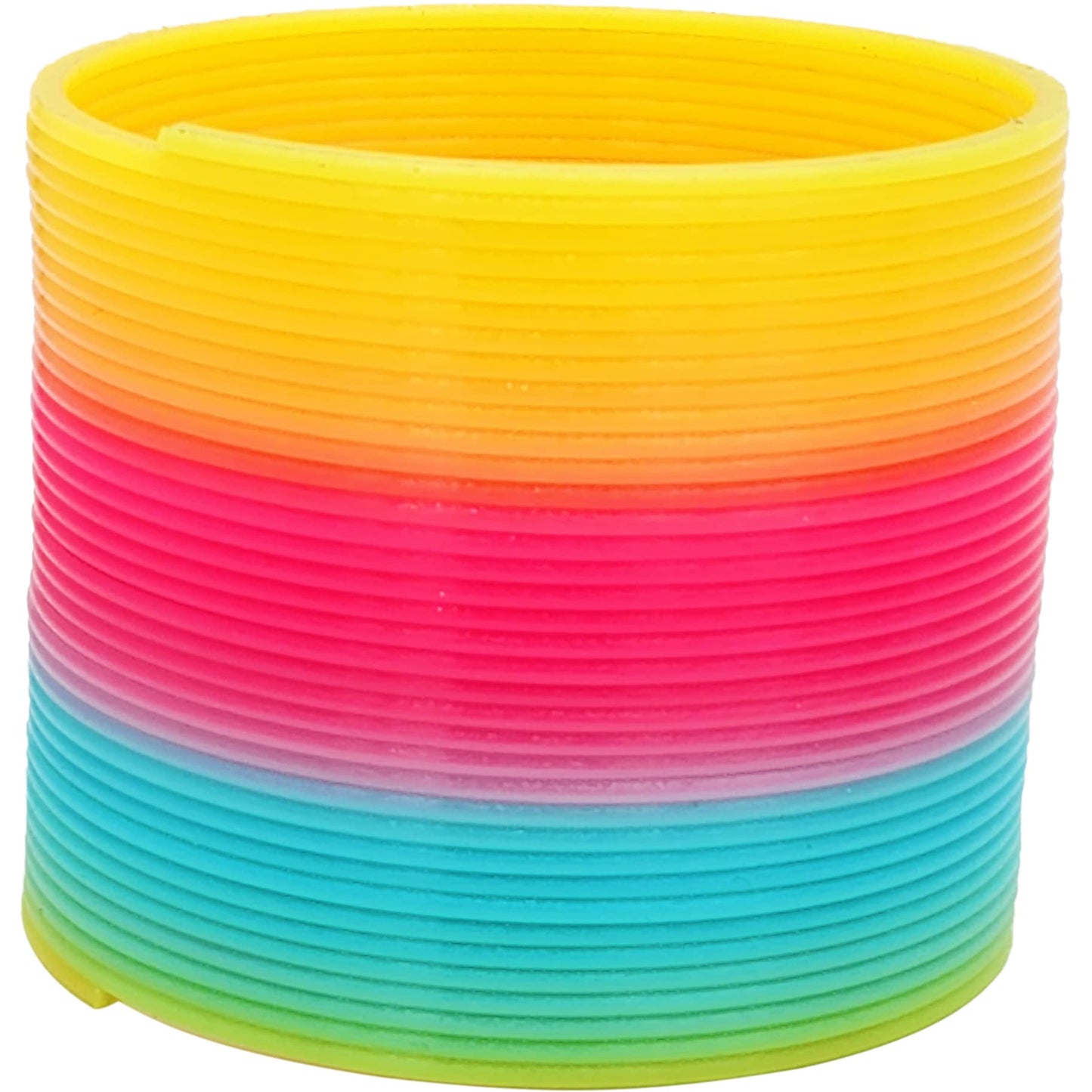 The Dreidel Company Plastic Multicolor Coil Spring – 3 Inch (80 mm) Goody Bag Filler & Party Favor (Single)
