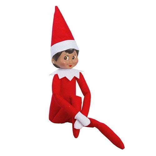 The Elf on the Shelf: A Christmas Tradition – Scout Elf with Brown Eyes, Storybook, Keepsake Box & Adoption Certificate