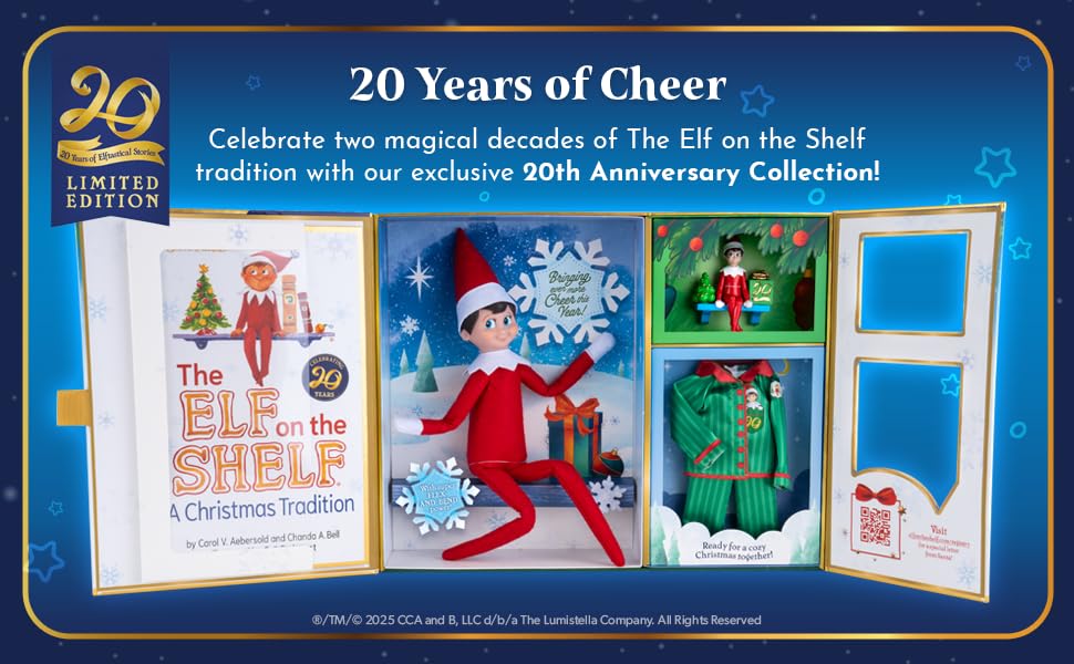The Elf on the Shelf Blue-Eyed Girl Scout Elf with MagiFreez Pop Star Glam Jacket, Skirt & Accessories