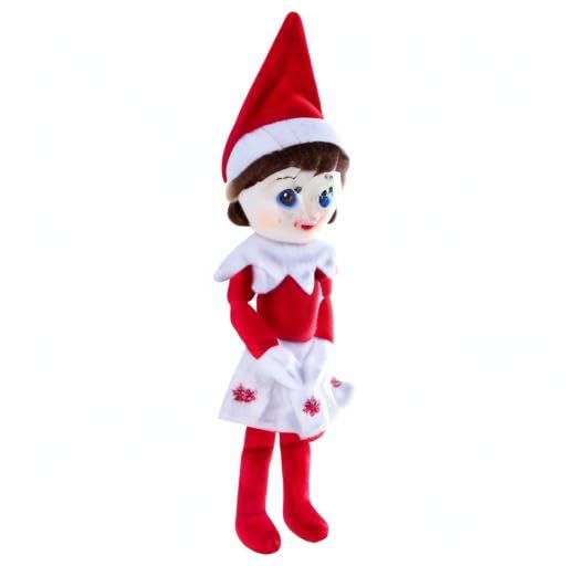 The Elf on the Shelf Plushee Pals Snuggler 12-Inch Girl | Soft Plush Elf Companion