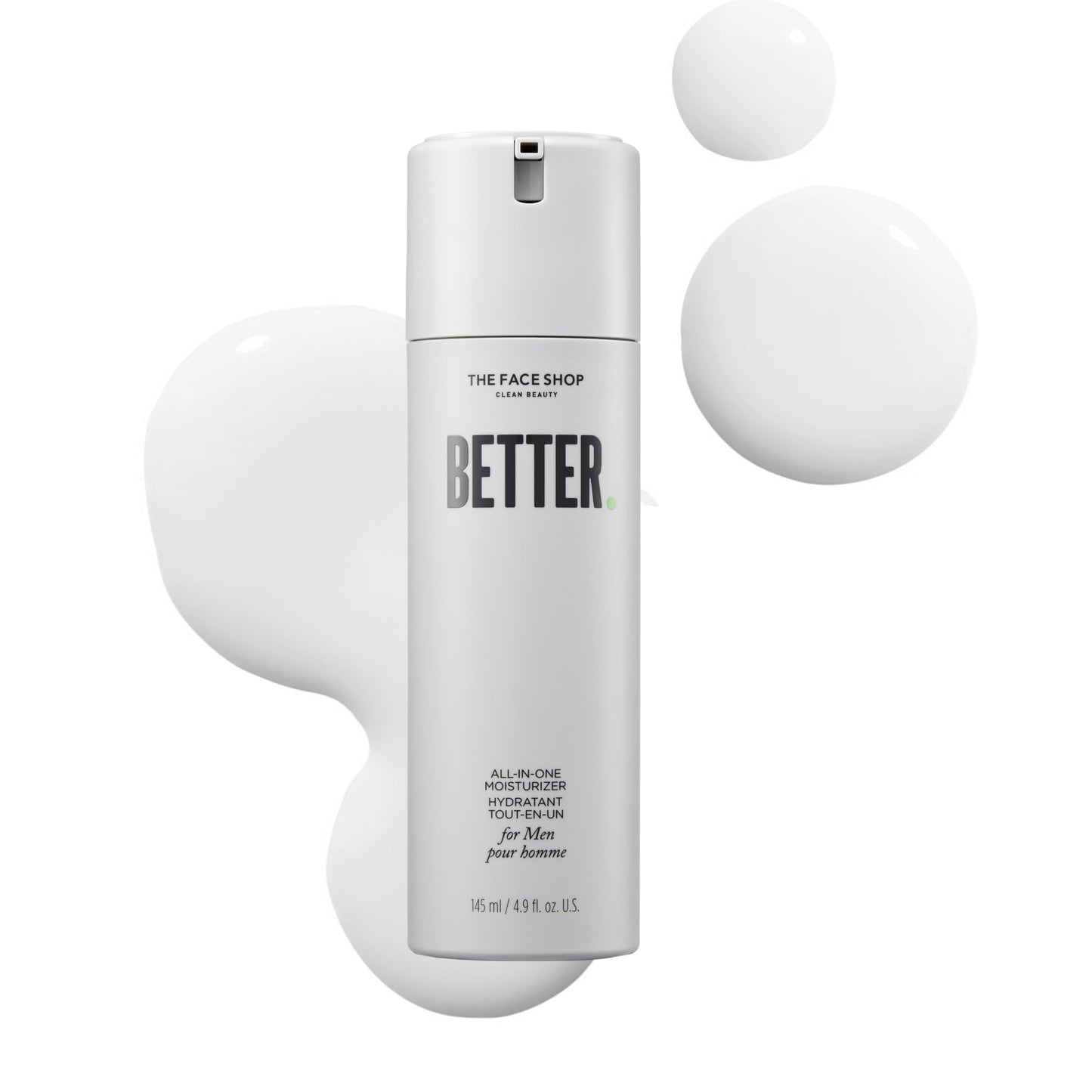The Face Shop Better All-in-one Man Daily Face Moisturizer with Hyaluronic Acid & Niacinamide