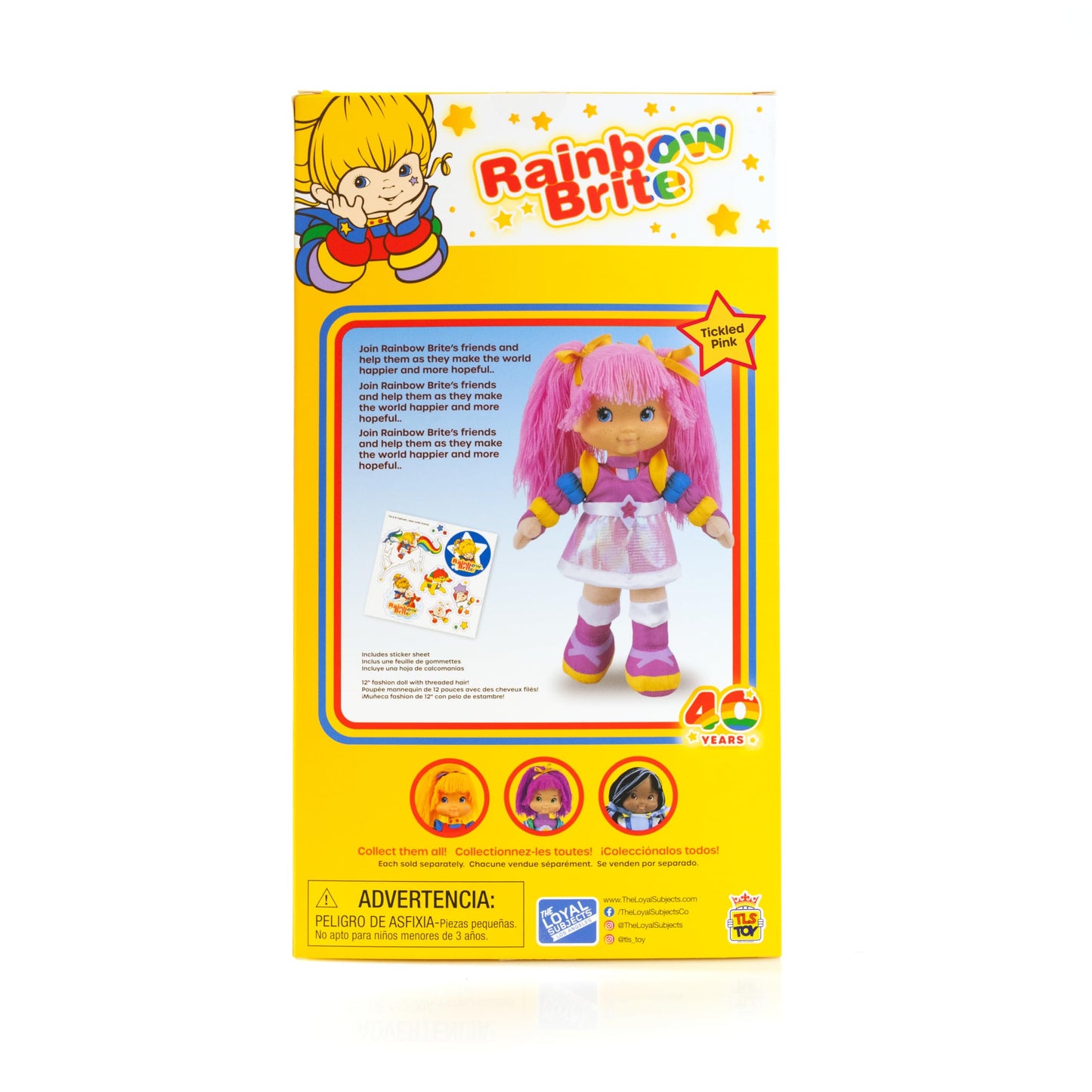 Rainbow Brite Tickled Pink 12-Inch Doll | The Loyal Subjects