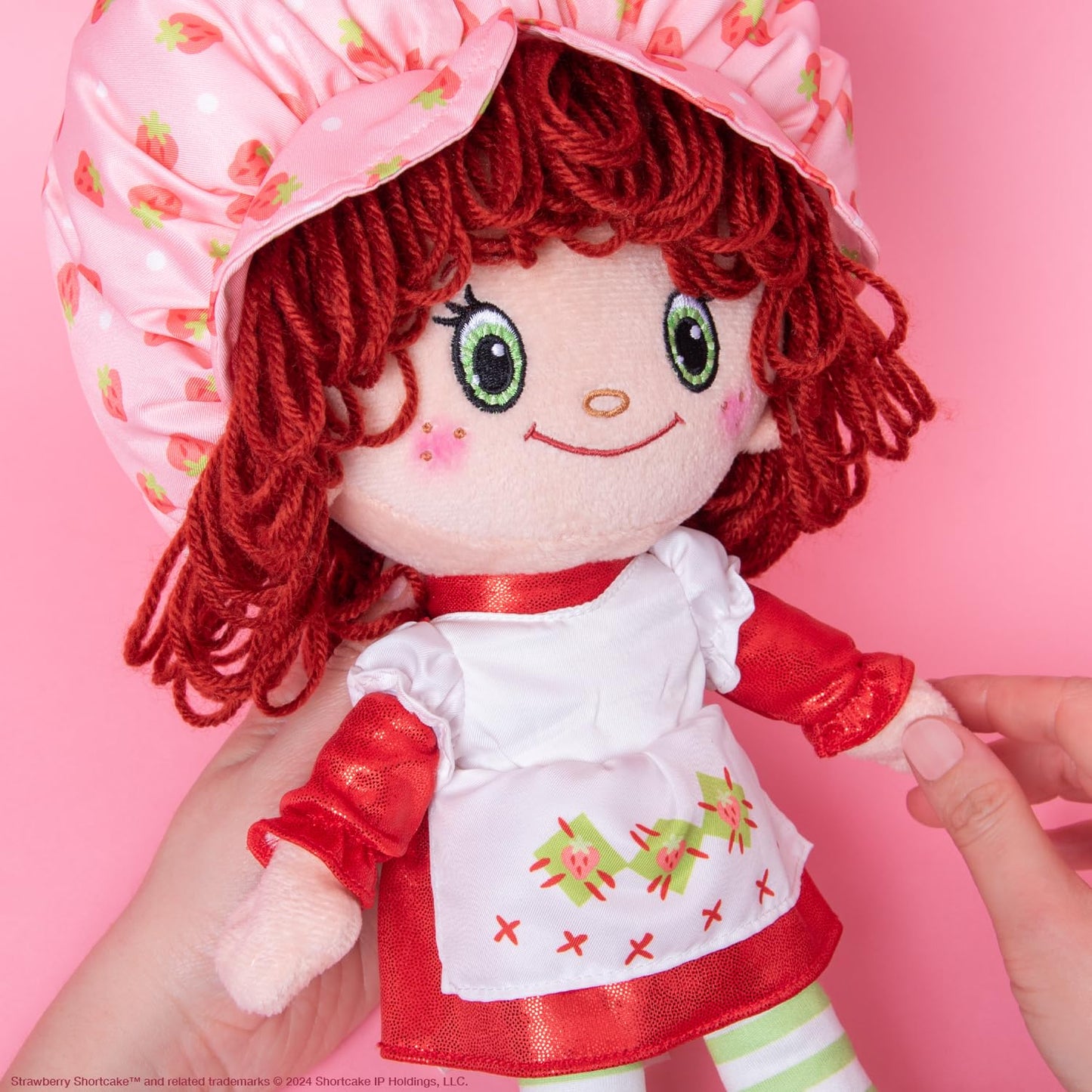 The Loyal Subjects Strawberry Shortcake 14-Inch Doll | Soft Plush Rag Doll