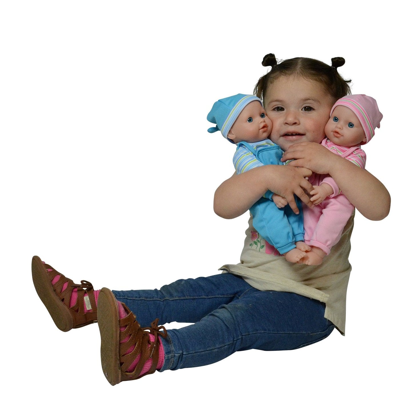 The New York Doll Collection 12-inch Twin Baby Dolls – Soft Body Caucasian Twins