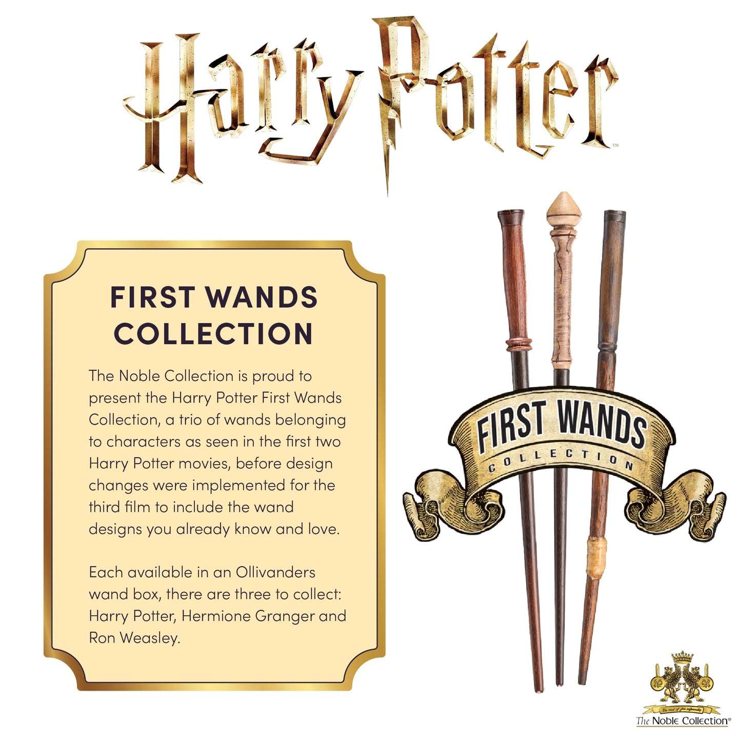 The Noble Collection Ron Weasley First Wand – Ollivanders Replica Starter