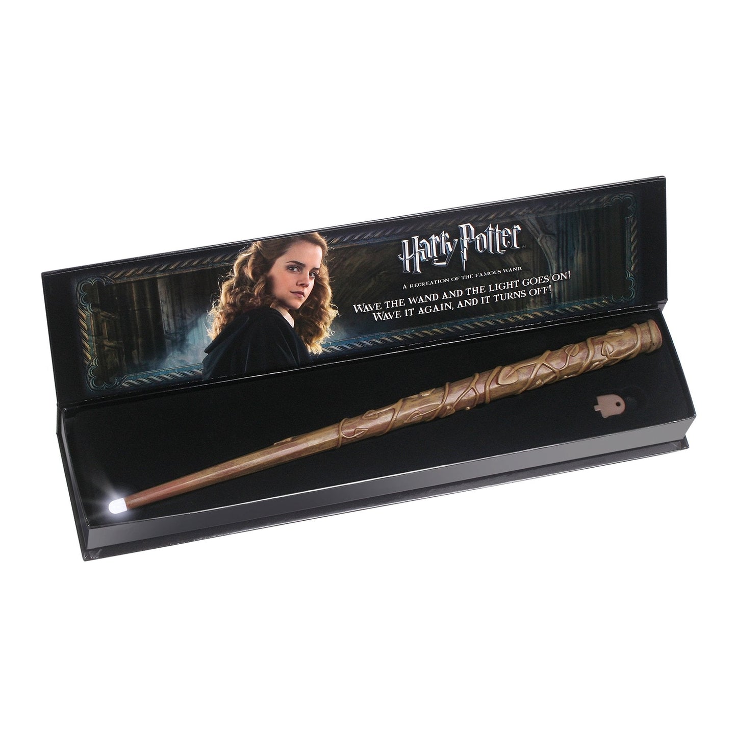 The Noble Collection Hermione Granger's Illuminating Wand - Officially Authorized Light-Up Prop
