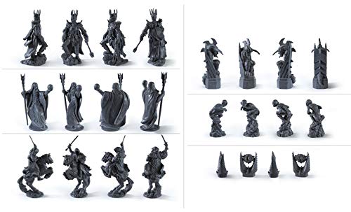 The Noble Collection Lord of the Rings Chess Set: Battle for Middle-Earth – Premium Collectible Strategy Game