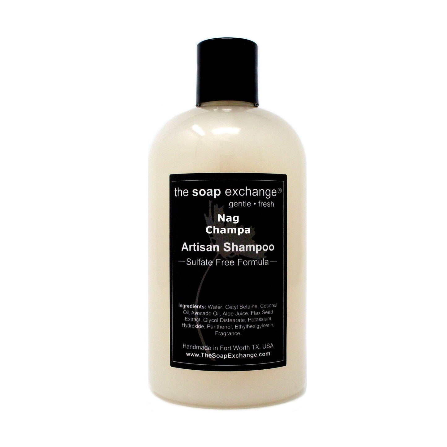 The Soap Exchange Hair Shampoo - Nag Champa Scent | 12 oz, Natural & Gentle
