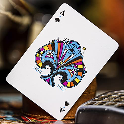 theory11 The Beatles Premium Playing Cards - Orange Deck | Officially Licensed Collector's Cards