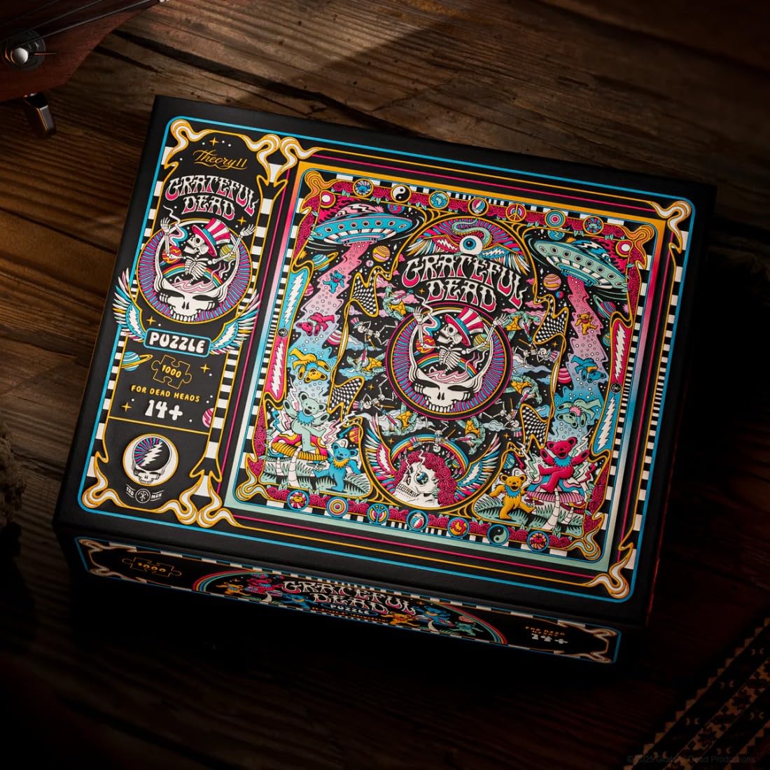 theory11 Grateful Dead Jigsaw Puzzle – 1,000 Pieces with Multidimensional Experience