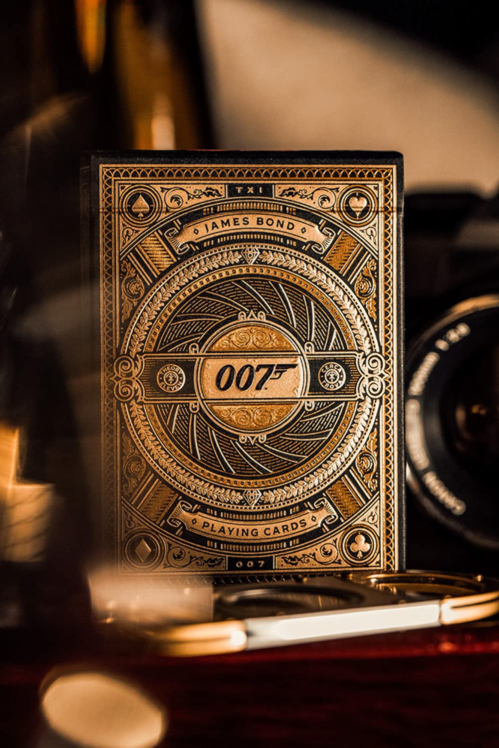 Theory11 James Bond 007 Playing Cards – Premium Gold Foil Box