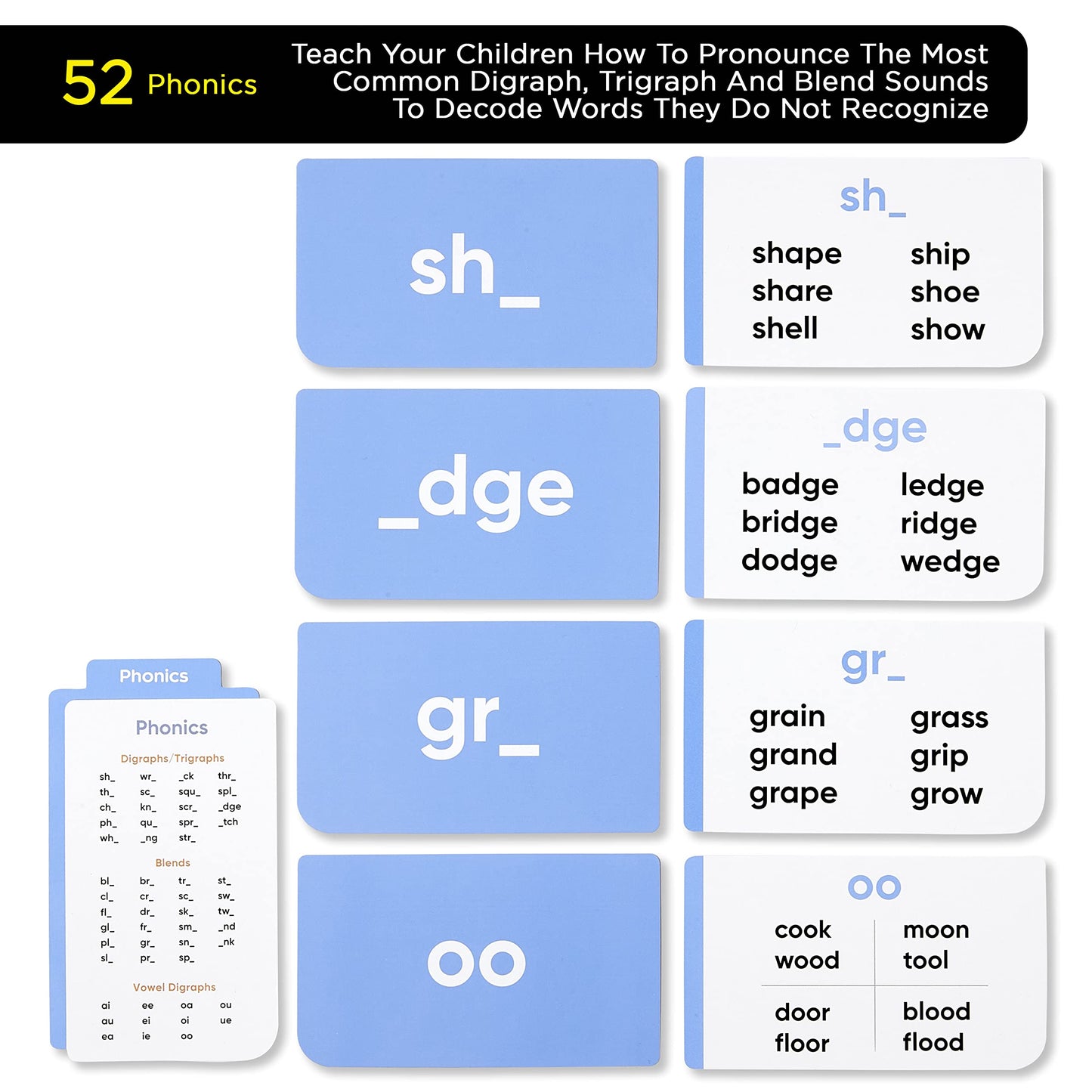 Think Tank Scholar – Award-Winning 652 Sight Words & Phonics Flash Cards for Preschool–3rd Grade (Dolch & Fry)